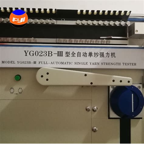 single yarn strength tester pdf distributors|ASTM D2256 Single Yarn Strength Tester GT.